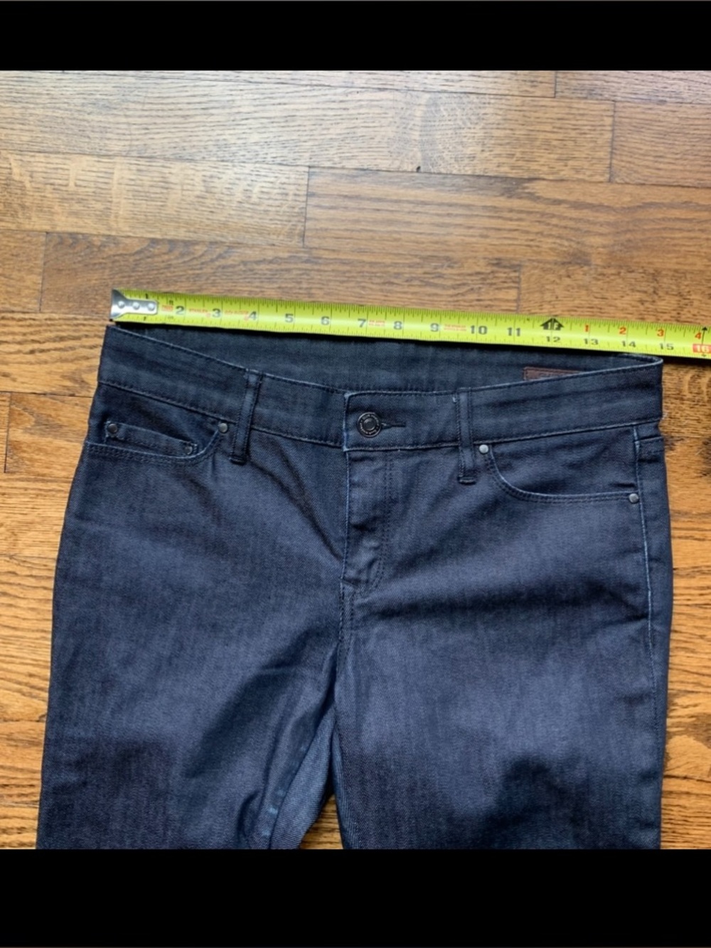 Club Monaco Dark Rinse Wash Bootcut Jeans Tag 28 fits 25/0 IMO See Measurements - Picture 9 of 12